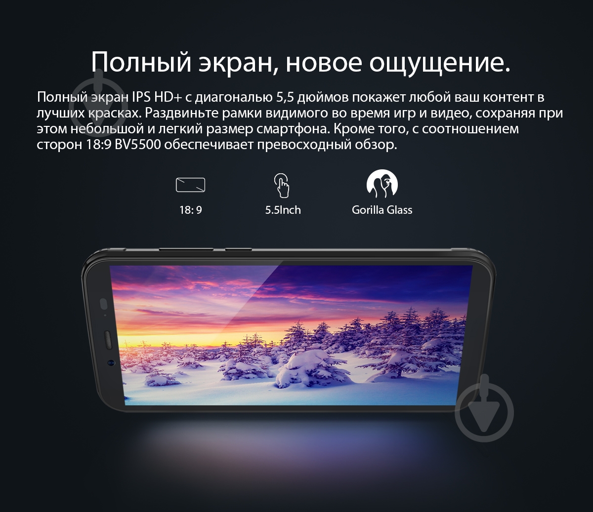 Смартфон Blackview BV5500 Pro Dual SIM 3/16GB black (6931548305798) - фото 12