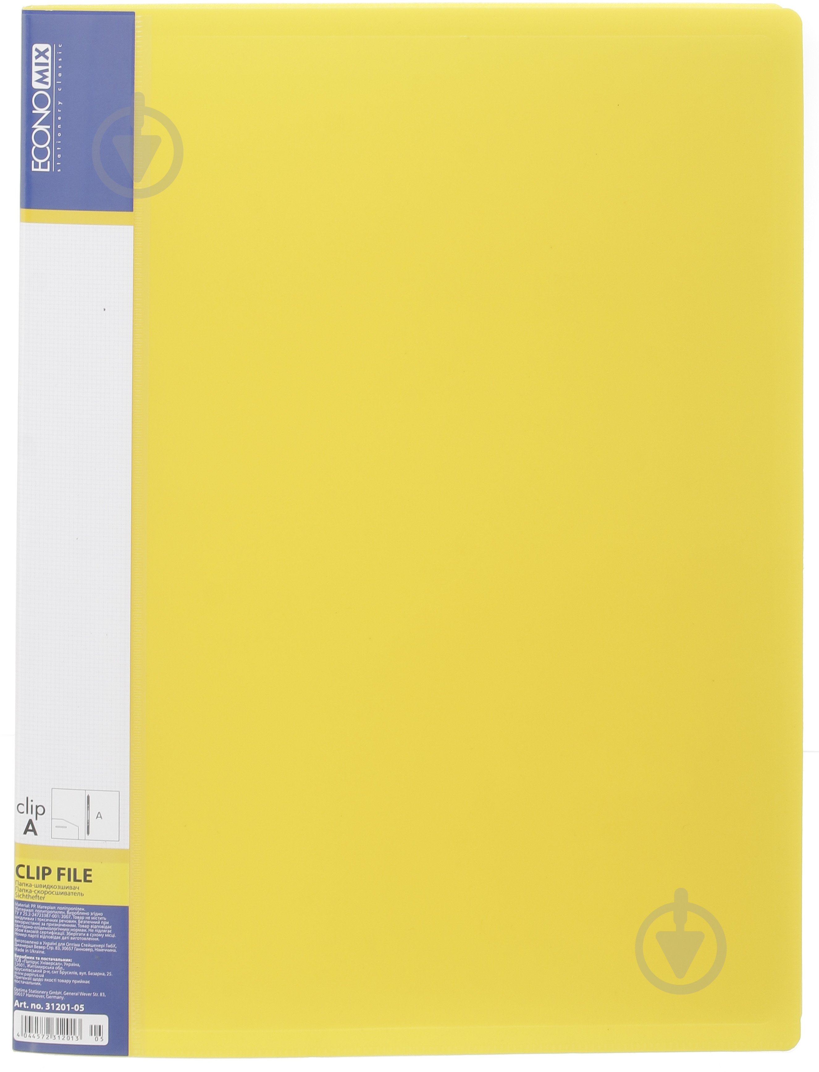 Скоросшиватель E31201 CLIP A с длинным прижимом цвет в ассортименте Economix - фото 5