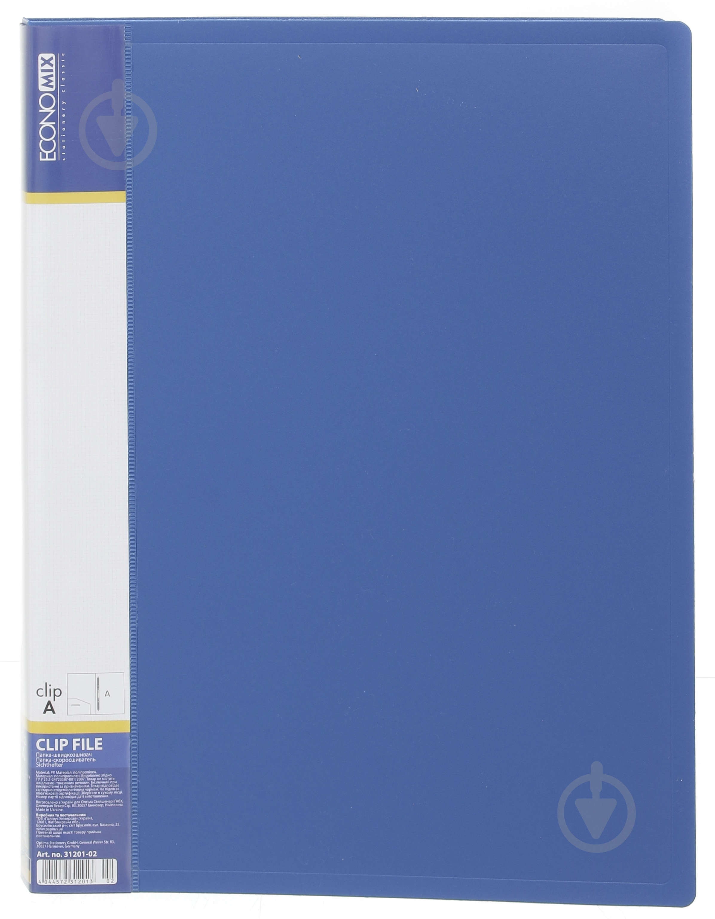 Скоросшиватель E31201 CLIP A с длинным прижимом цвет в ассортименте Economix - фото 7