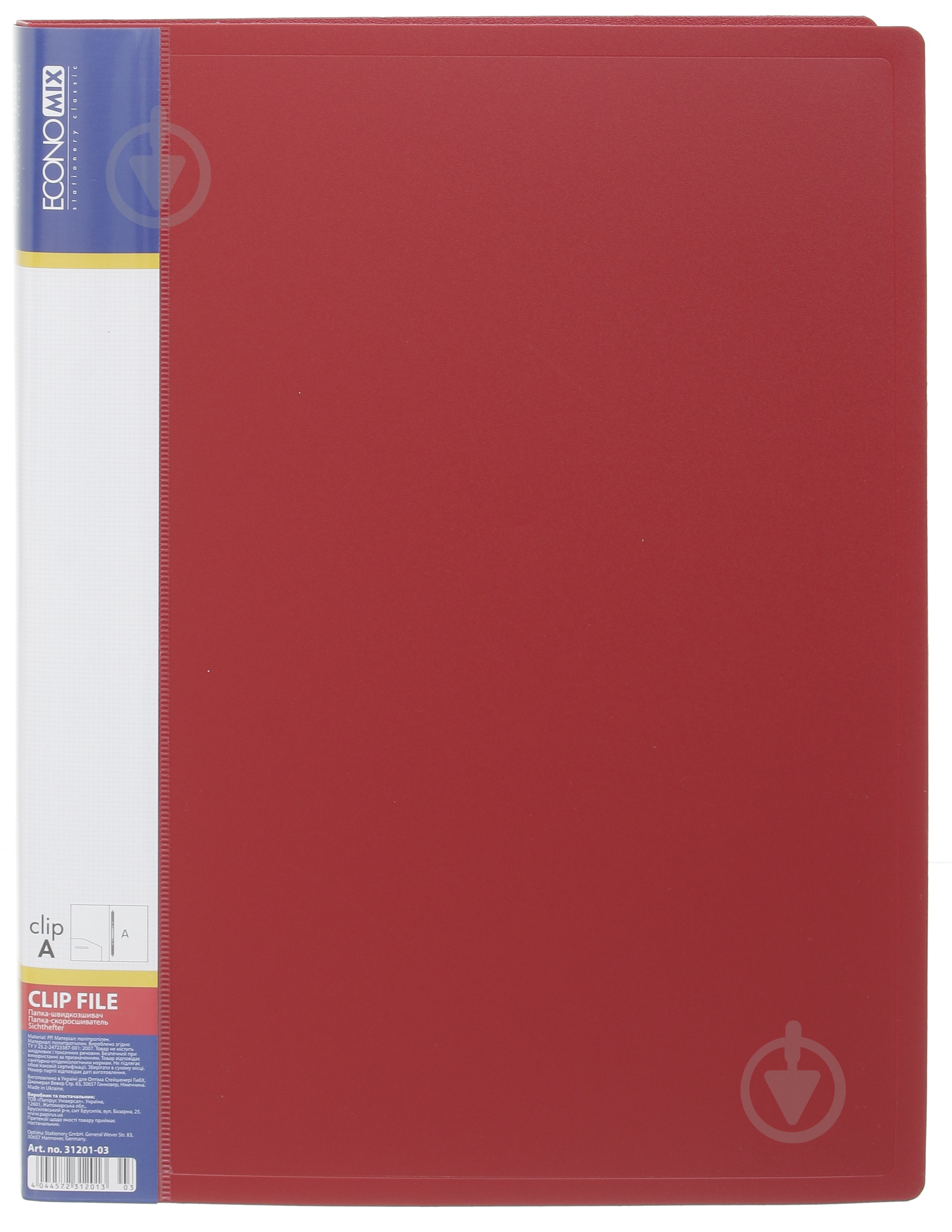 Скоросшиватель E31201 CLIP A с длинным прижимом цвет в ассортименте Economix - фото 4