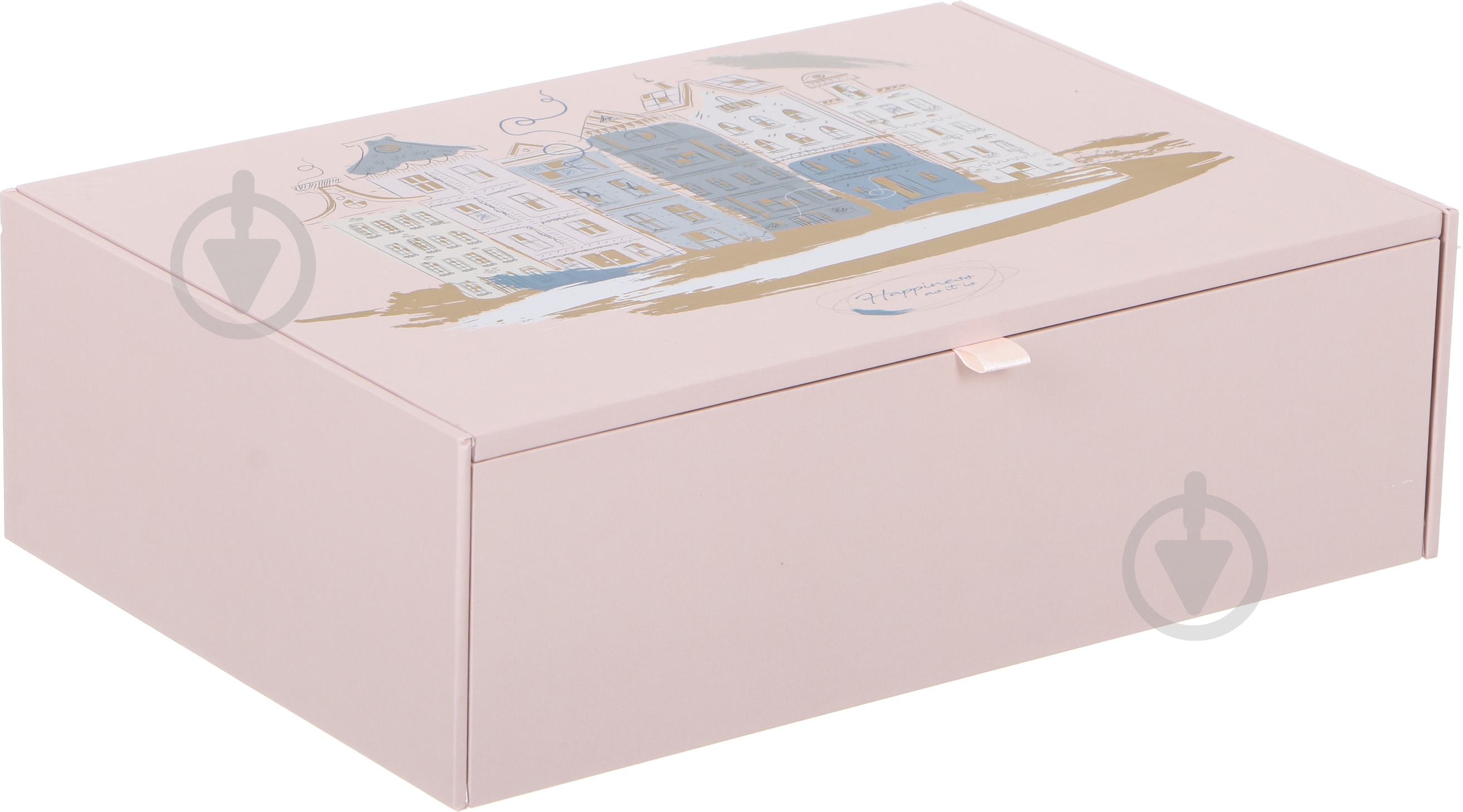 Шкатулка деревянная Дом счастья M - фото 1