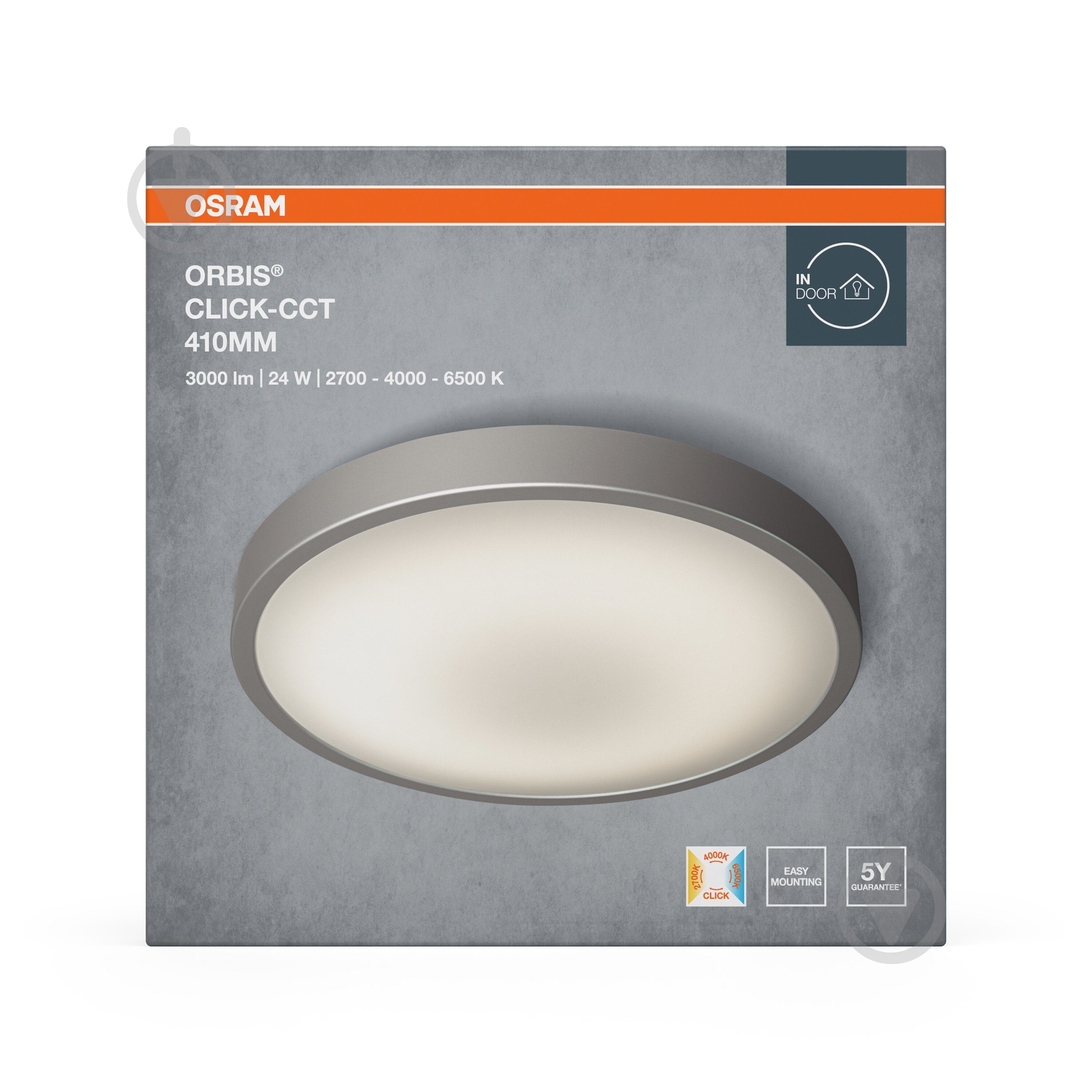 Світильник світлодіодний Osram Orbis Click-CCT 24 Вт білий 2700-4000-6500 К - фото 9