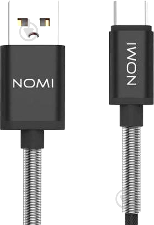 Кабель Nomi USB Type-C – USB 1 м черный (316208) DCMQ 10c - фото 1