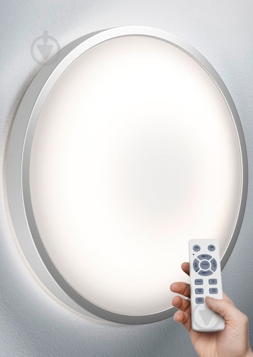 Світильник настінно-стельовий Ledvance ORBIS REMOTE-CCT 22 Вт білий із сріблястим 2700-6000 К Silara Remote 22W - фото 9