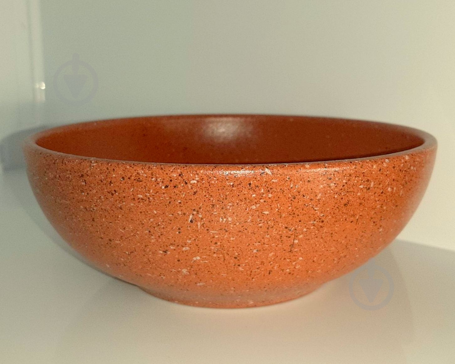 Салатник Shynkar&KO граніт 18 см морквяний V143 - фото 3