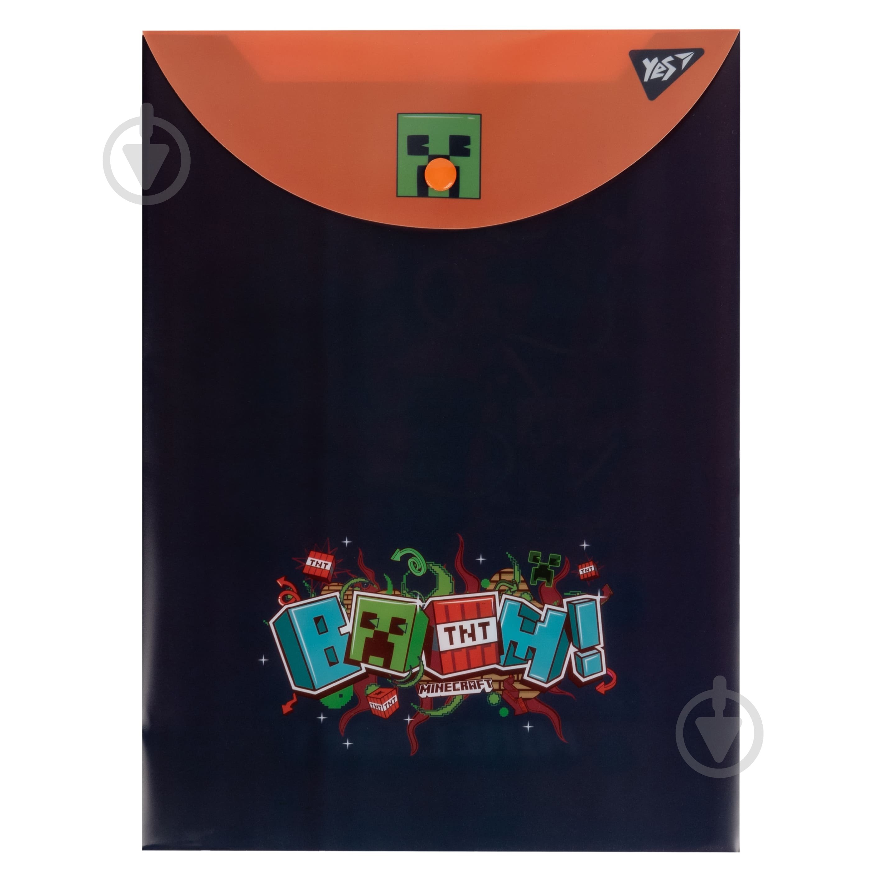 Папка-конверт А4 на кнопке Minecraft 492079 YES - фото 1 Папка-конверт А4 на кнопке Minecraft 492079 YES - фото 1
