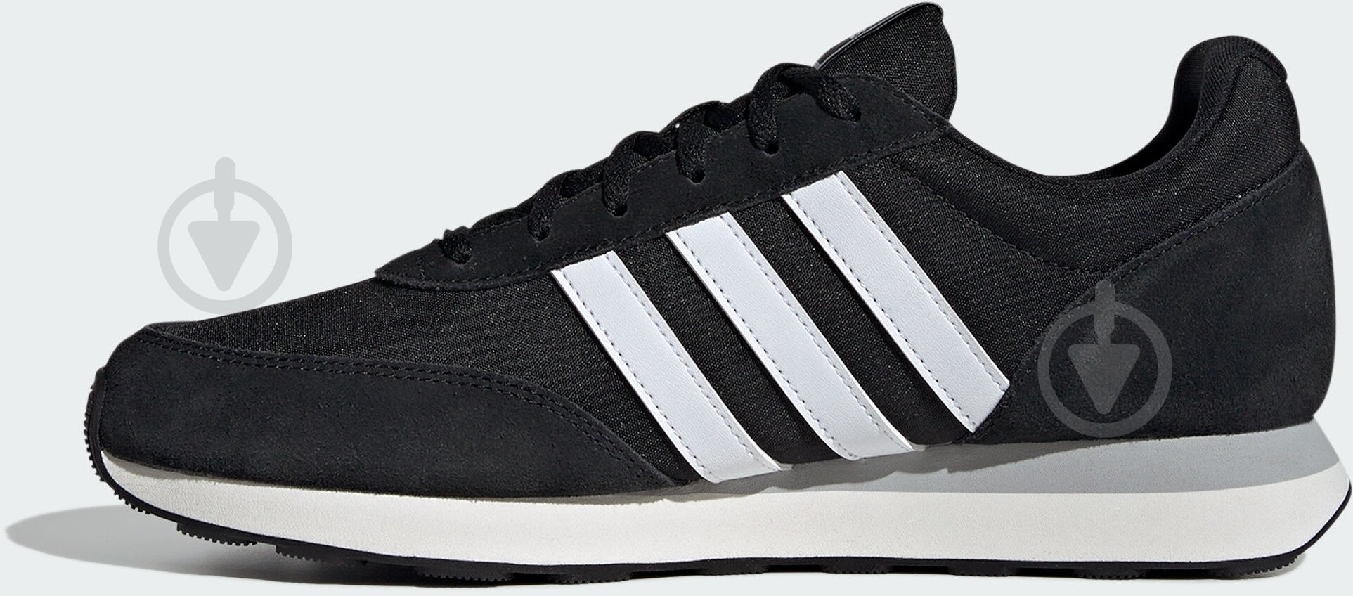 Кросівки чоловічі демісезонні Adidas RUN 60S 3.0 IE3826 р.45 1/3 чорні - фото 2