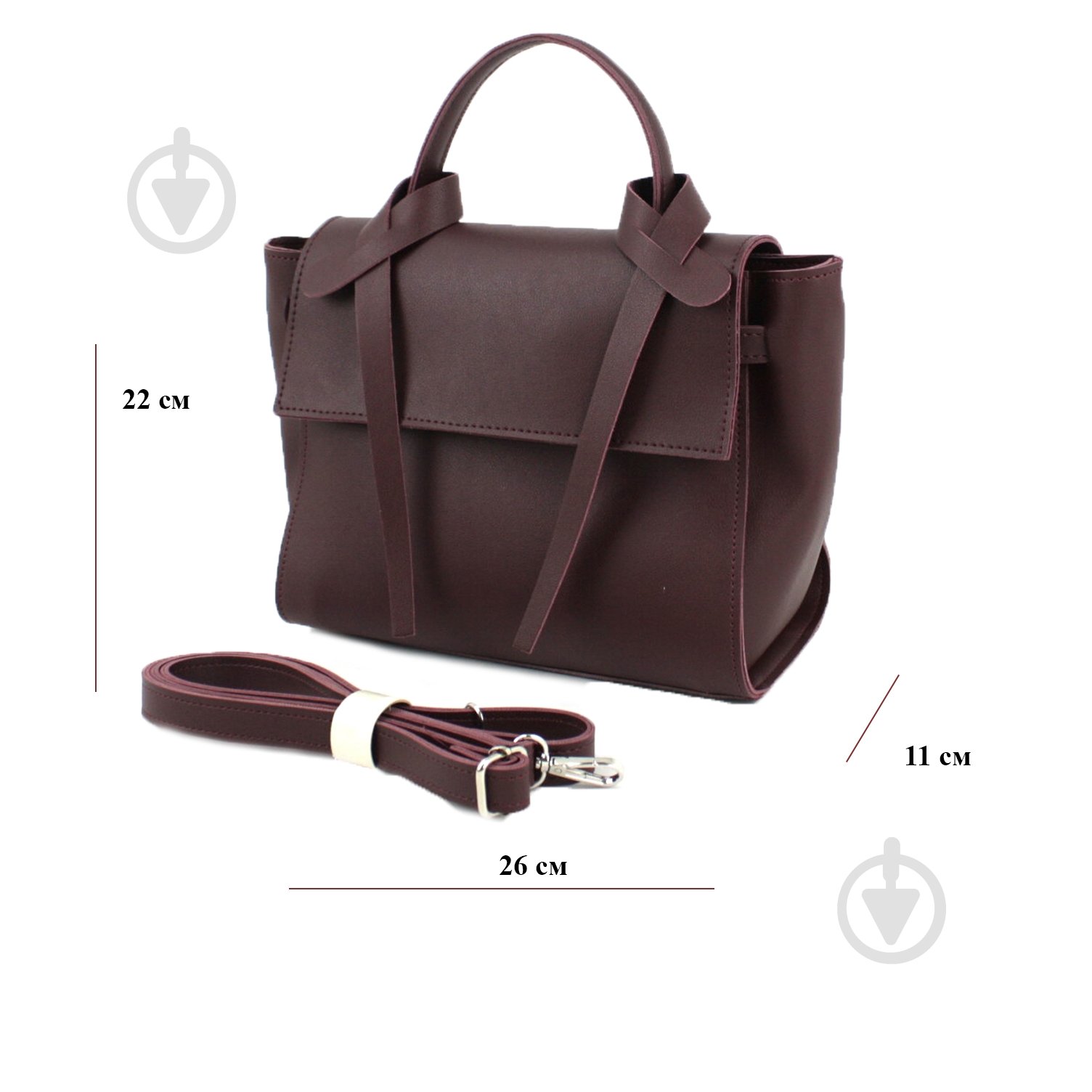 Сумка женская Wallaby 511.484 марсала - фото 2