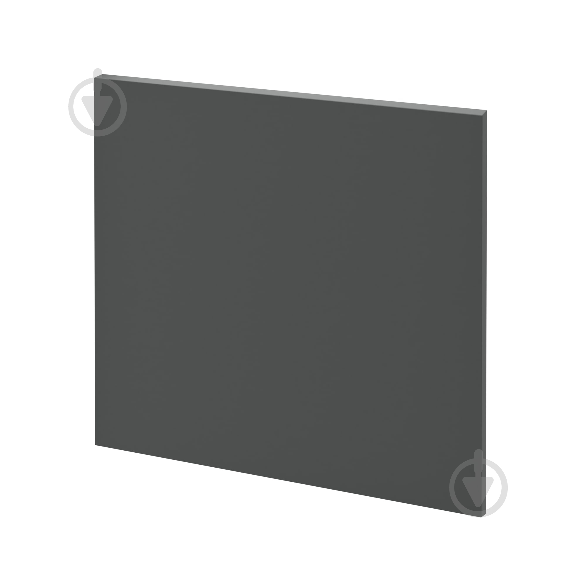 Фасад для кухні KS Wood Антрацит глянець Р110 713x596 н/св під п/м - фото 1 Фасад для кухні KS Wood Антрацит глянець Р110 713x596 н/св під п/м - фото 1