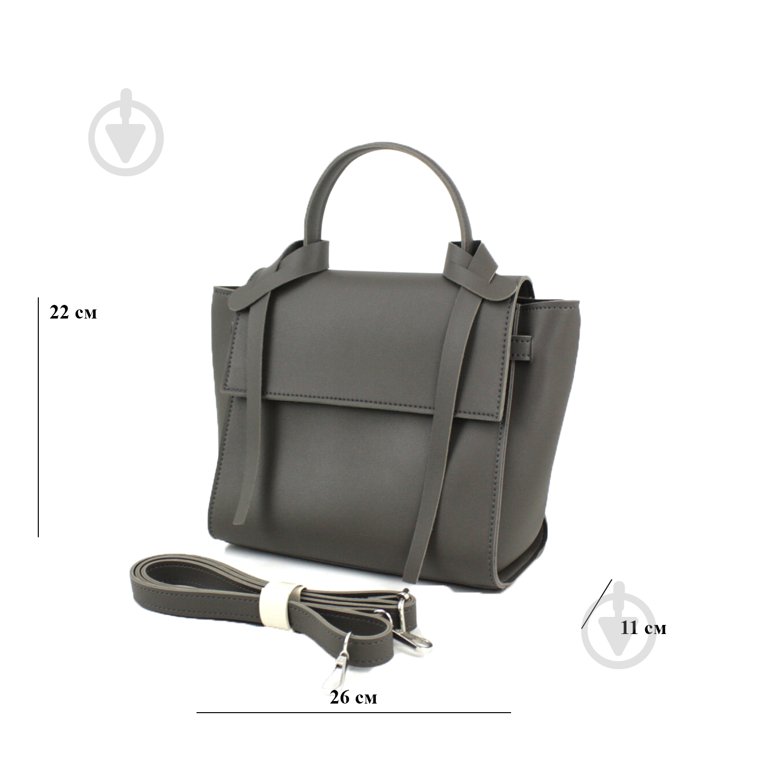 Сумка женская Wallaby 511.488 темно-серый - фото 2