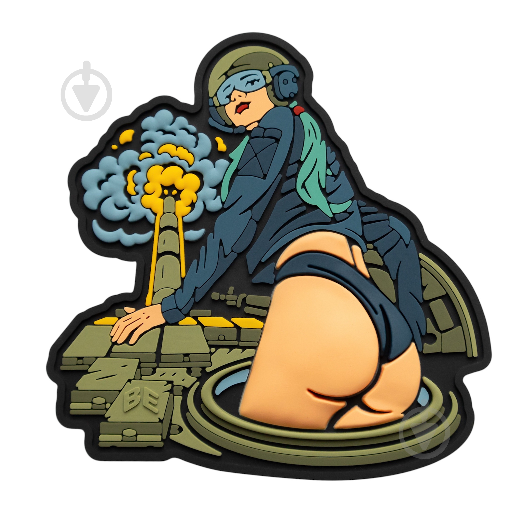 Шеврон Brand Element ПВХ патч "Tank Girl" 7*8 cм - фото 1 Шеврон Brand Element ПВХ патч "Tank Girl" 7*8 cм - фото 1