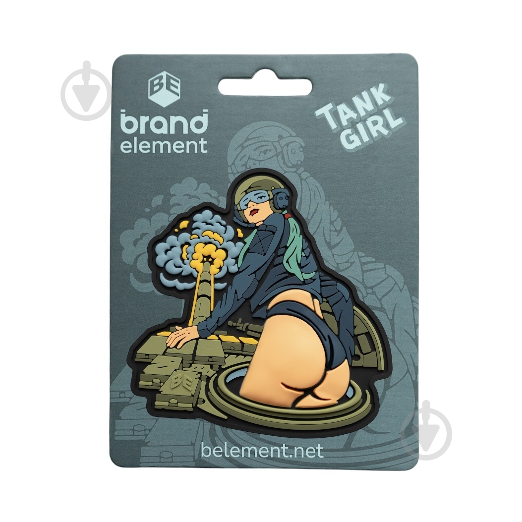 Шеврон Brand Element ПВХ патч "Tank Girl" 7*8 cм - фото 5 Шеврон Brand Element ПВХ патч "Tank Girl" 7*8 cм - фото 5