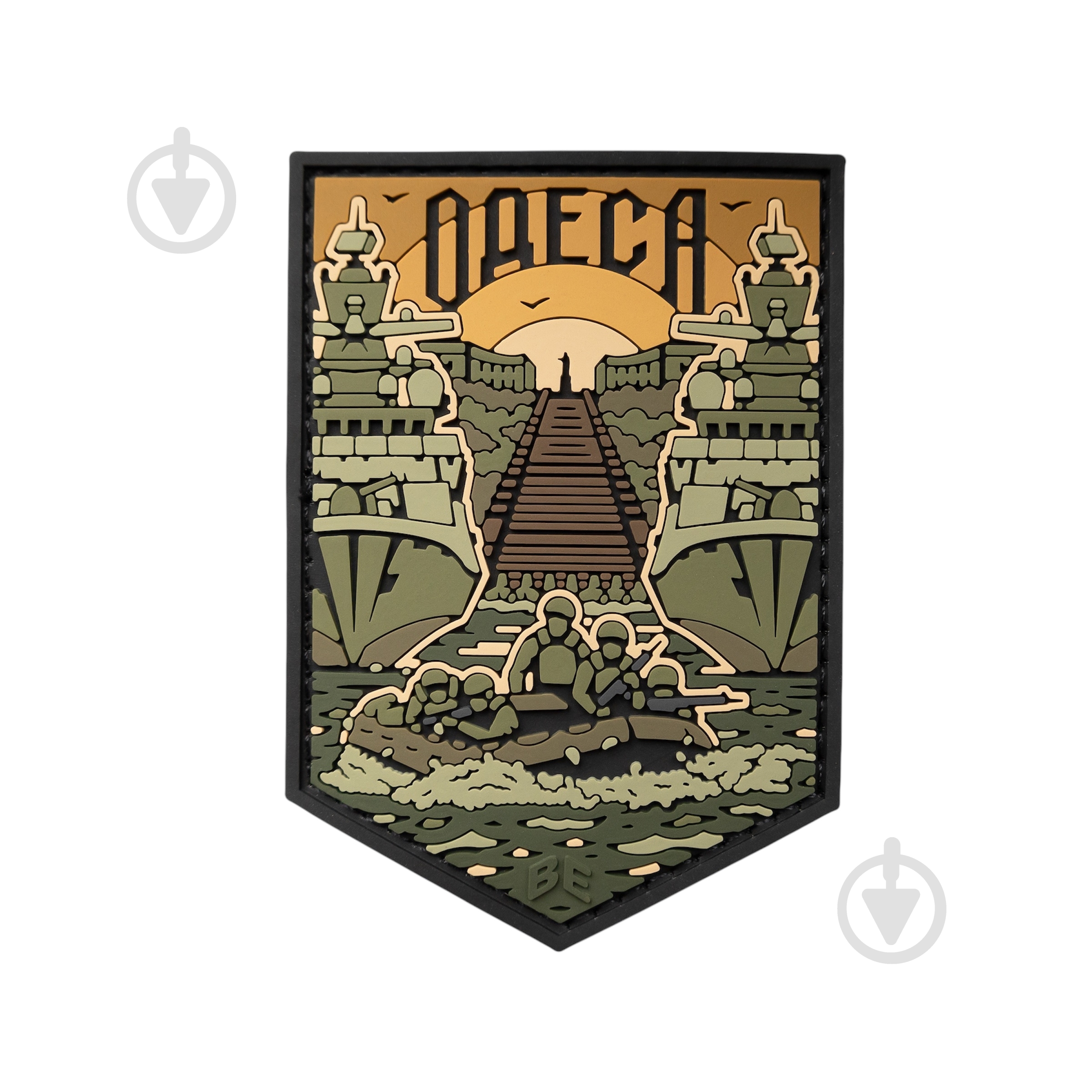 Шеврон Brand Element "Одесса" олива, 7,5х6см - фото 1