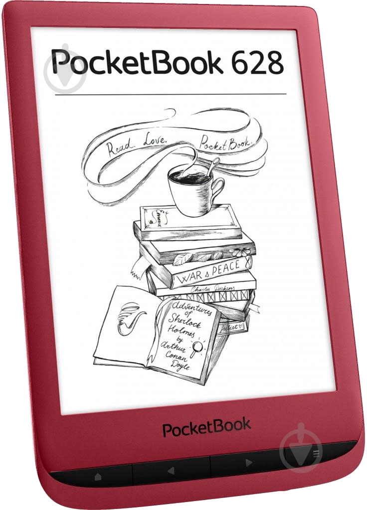 Електронна книга PocketBook 628 ruby red (PB628-R-CIS) - фото 2