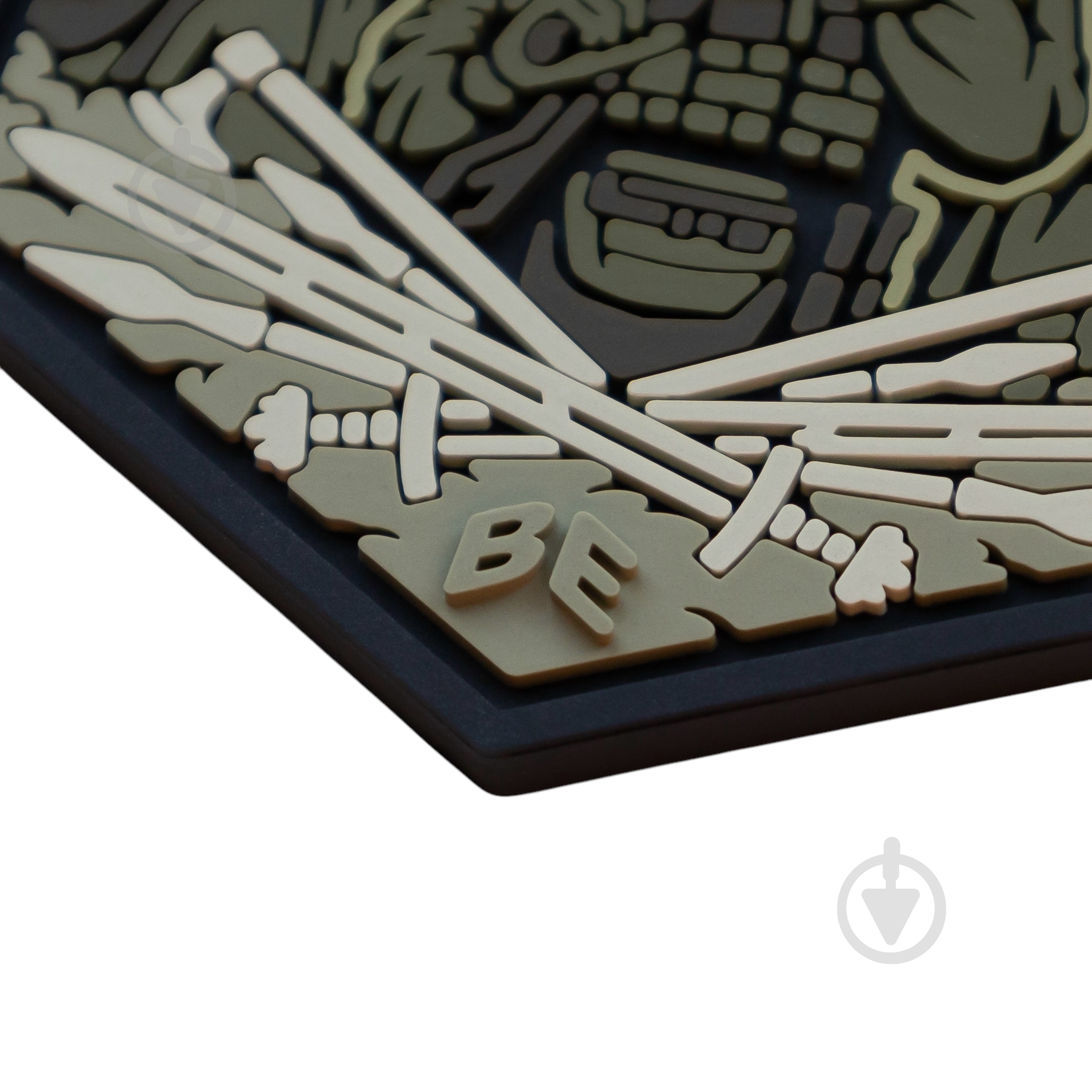 Шеврон-патч Brand Element "Львов" олива 7.5х6 см - фото 4