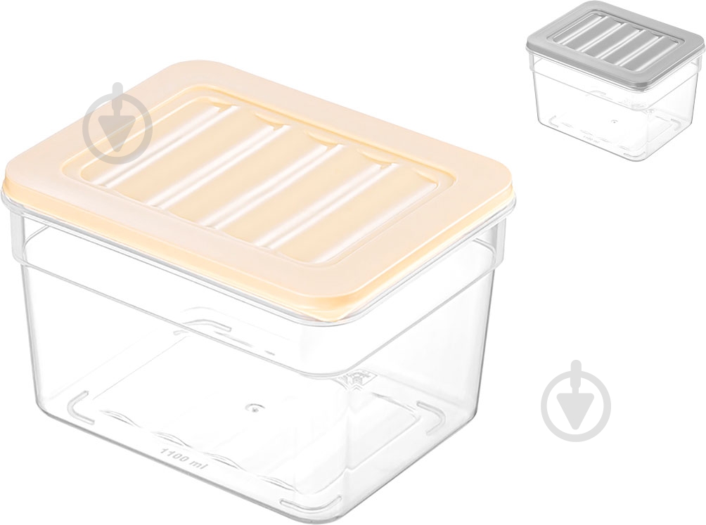 Контейнер пищевой Idea Home 00986 Deep Fresh Box mix 2.5 л - фото 1 Контейнер пищевой Idea Home 00986 Deep Fresh Box mix 2.5 л - фото 1