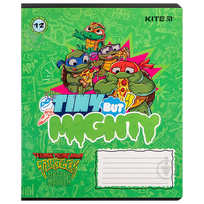 Набор тетрадей 12 лист. клетка Teenage Mutant Ninja Turtles 5 шт. KITE - фото 2 Набор тетрадей 12 лист. клетка Teenage Mutant Ninja Turtles 5 шт. KITE - фото 2