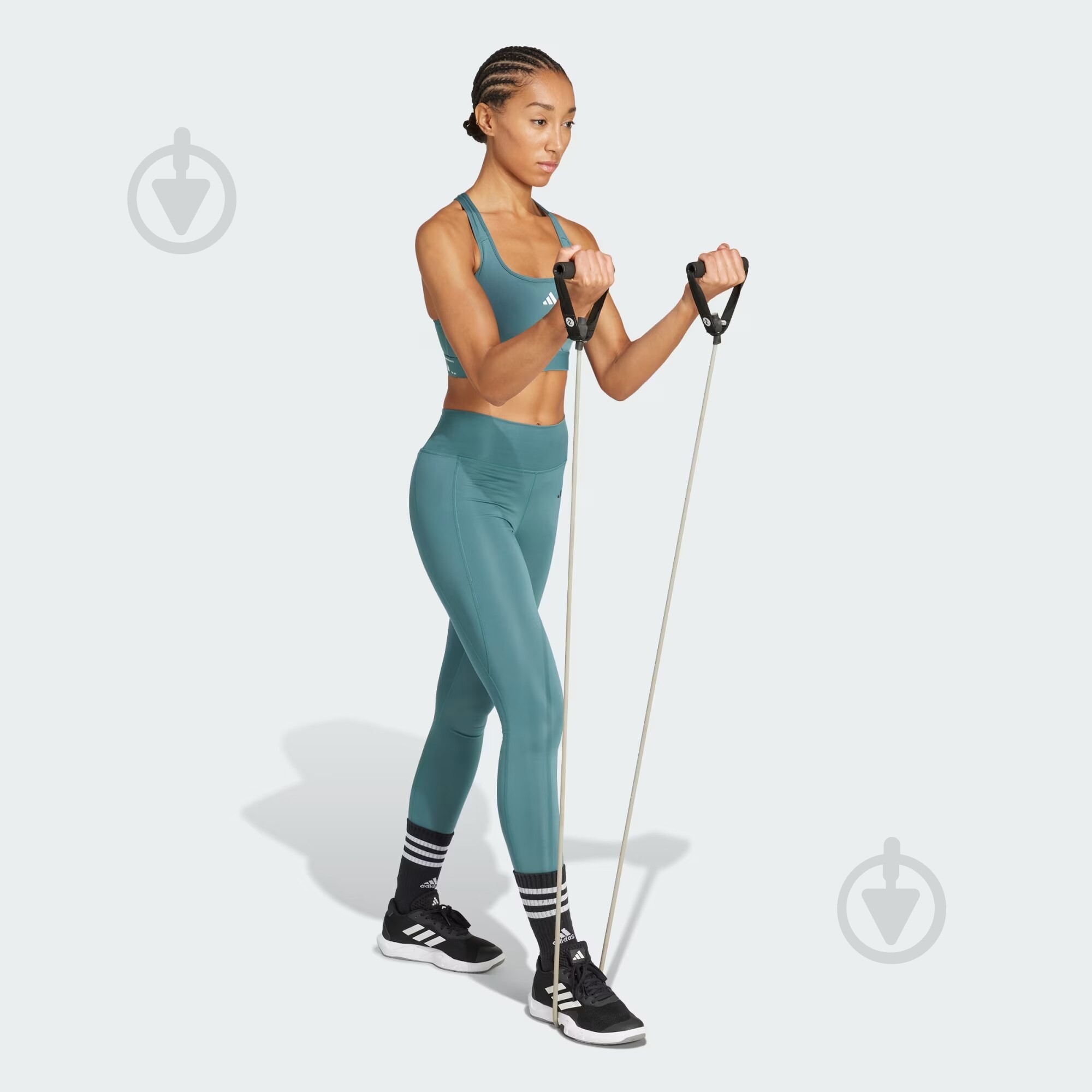 Бра Adidas TLRDRCT HS BRA JW5262 р.L-C/D зеленый - фото 5 Бра Adidas TLRDRCT HS BRA JW5262 р.L-C/D зеленый - фото 5