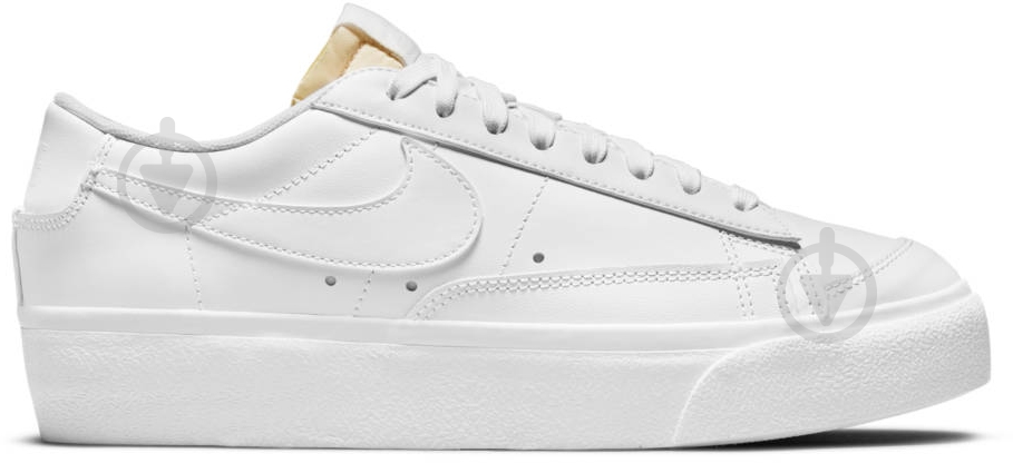 Кроссовки женские демисезонные Nike W BLAZER LOW PLATFORM DJ0292-100 р.41 белые - фото 3