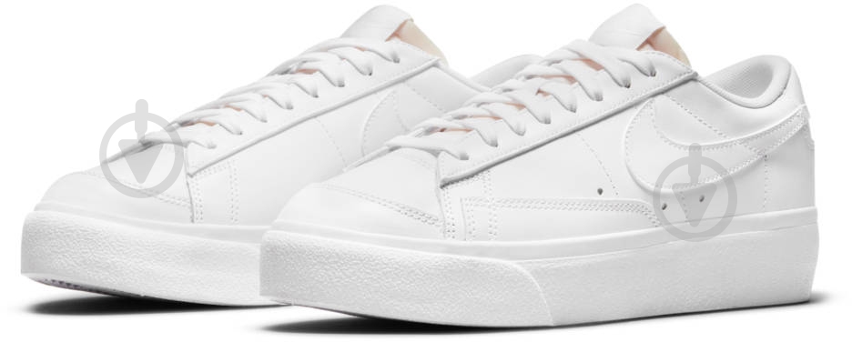 Кроссовки женские демисезонные Nike W BLAZER LOW PLATFORM DJ0292-100 р.41 белые - фото 6