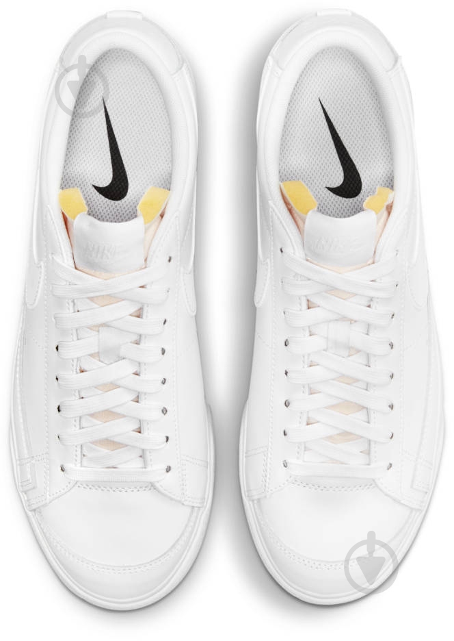 Кроссовки женские демисезонные Nike W BLAZER LOW PLATFORM DJ0292-100 р.41 белые - фото 7