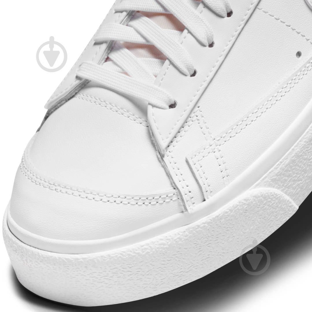 Кроссовки женские демисезонные Nike W BLAZER LOW PLATFORM DJ0292-100 р.41 белые - фото 9