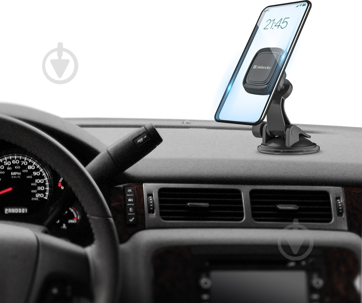 Автодержатель Defender CH-119 магніт черный - фото 5 Автодержатель Defender CH-119 магніт черный - фото 5