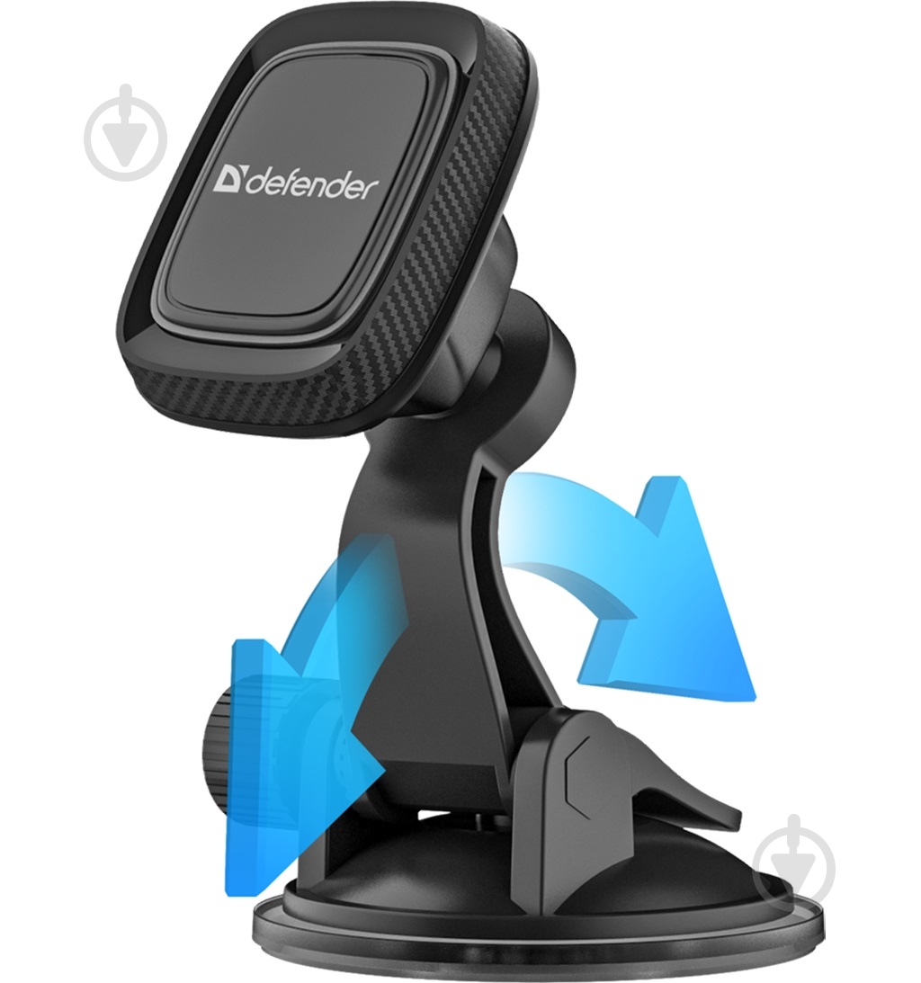 Автодержатель Defender CH-119 магніт черный - фото 2 Автодержатель Defender CH-119 магніт черный - фото 2
