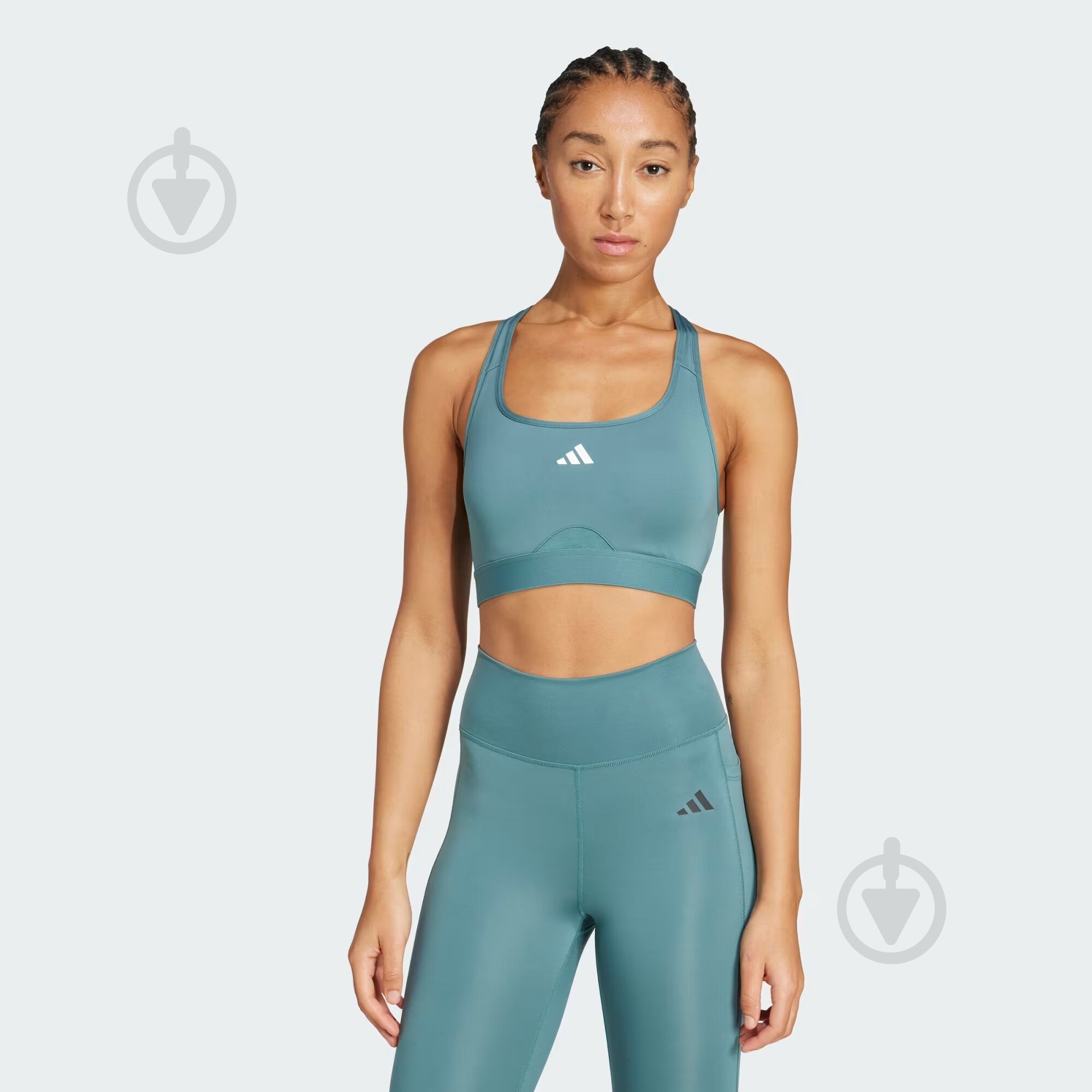 Бра Adidas TLRDRCT HS BRA JW5262 р.M-C/D зеленый - фото 1 Бра Adidas TLRDRCT HS BRA JW5262 р.M-C/D зеленый - фото 1