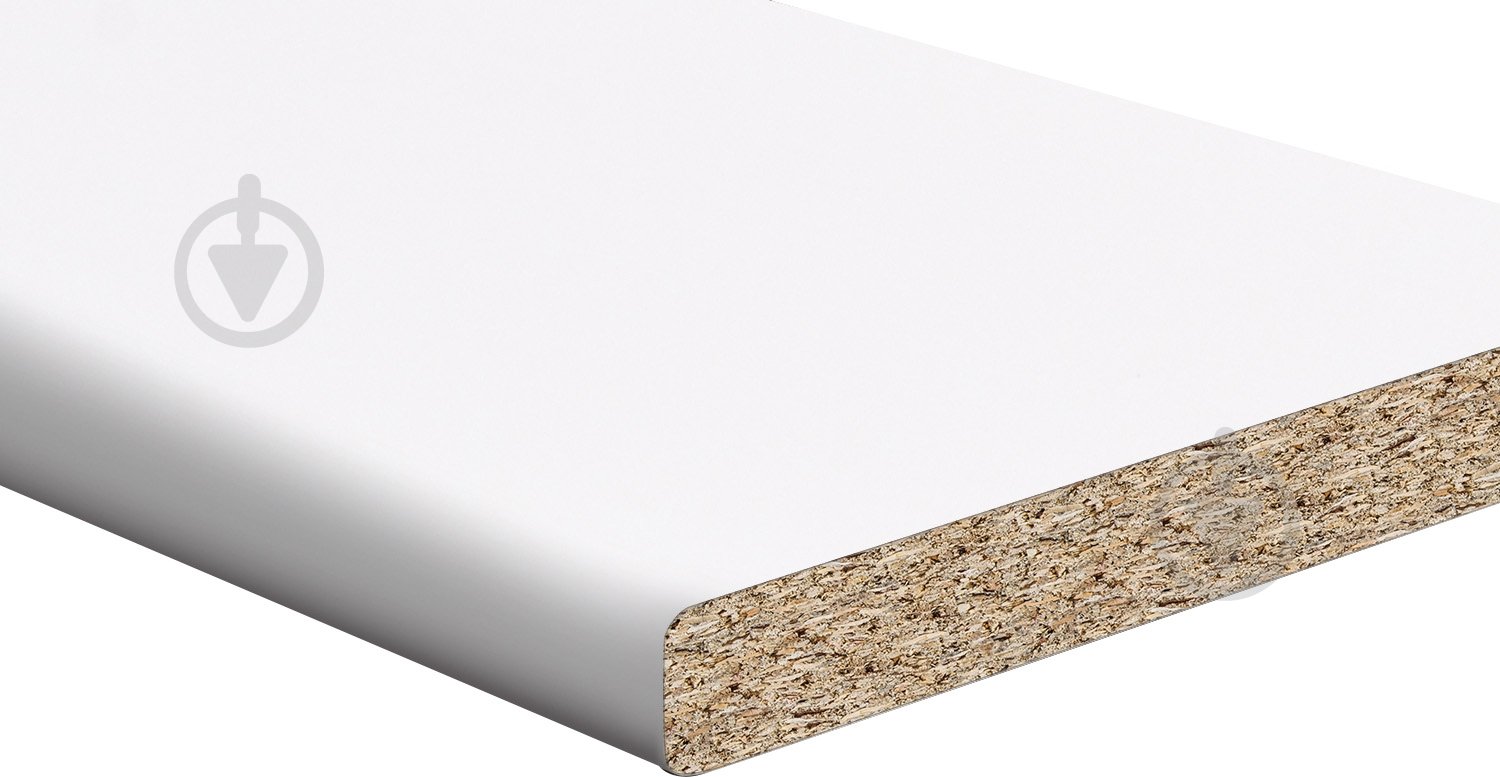 Столешница LuxeForm L900 3050x600x28 мм белый - фото 1