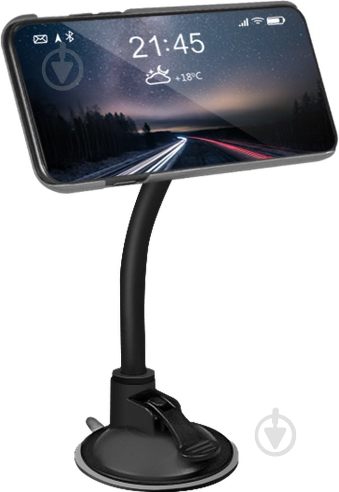 Автодержатель Defender CH-118 магніт черный - фото 3 Автодержатель Defender CH-118 магніт черный - фото 3