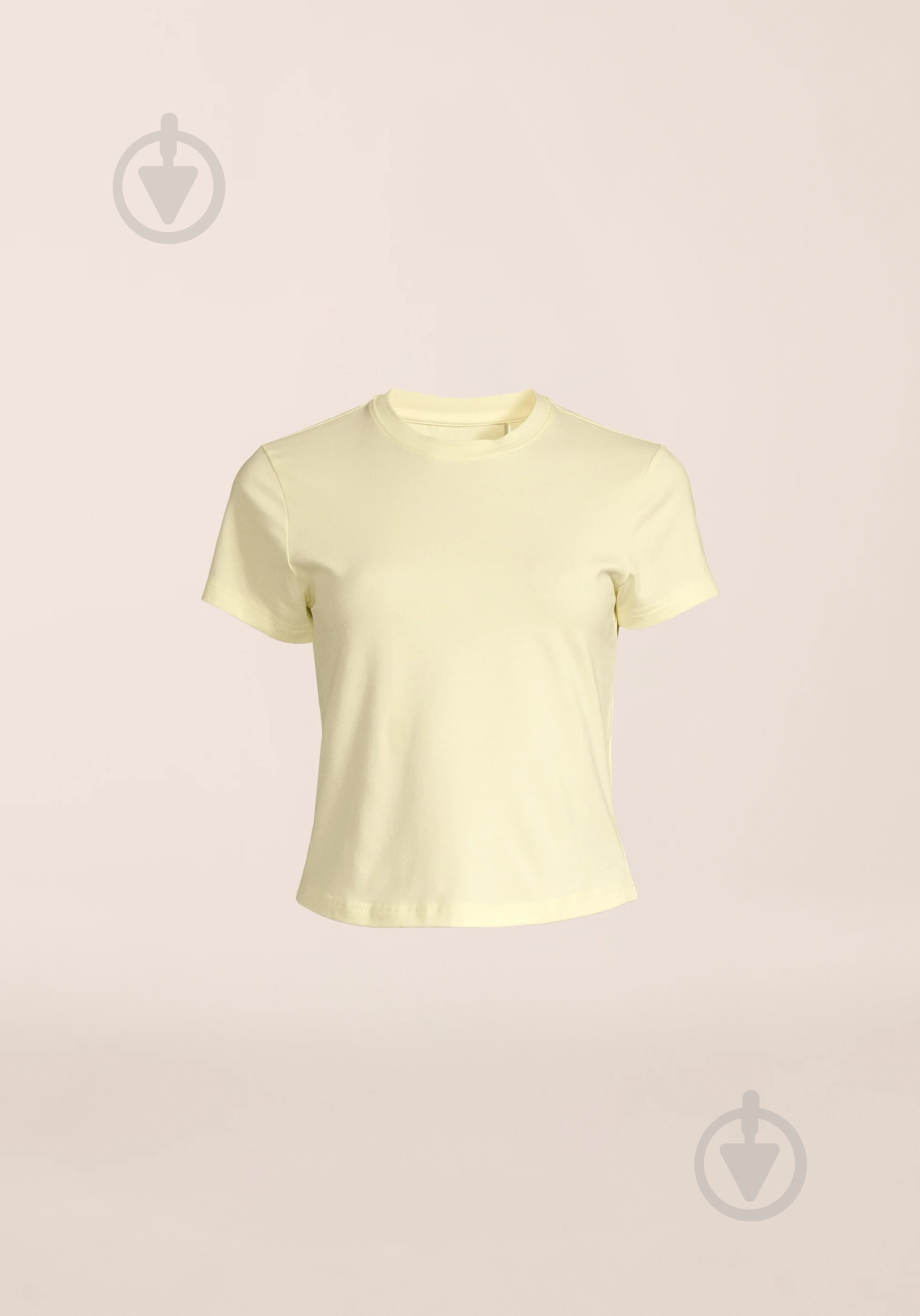Футболка Casall Cotton Blend Slim Tee 25011-585 р.S жовтий - фото 5