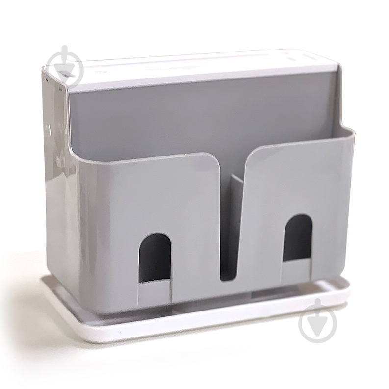 Полка настольная MVM KP-55 GRAY/WHITE - фото 1