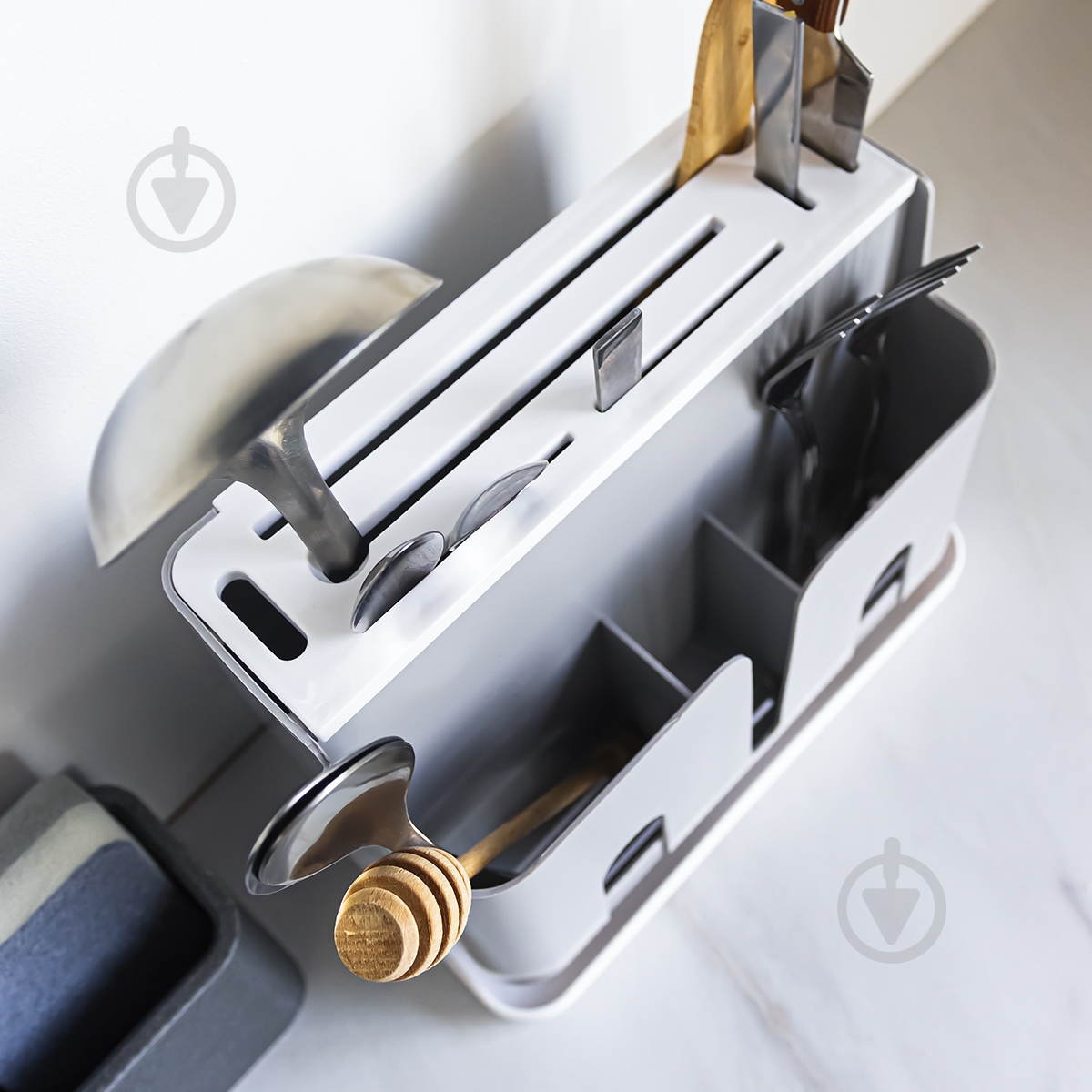 Полка настольная MVM KP-55 GRAY/WHITE - фото 5 Полка настольная MVM KP-55 GRAY/WHITE - фото 5