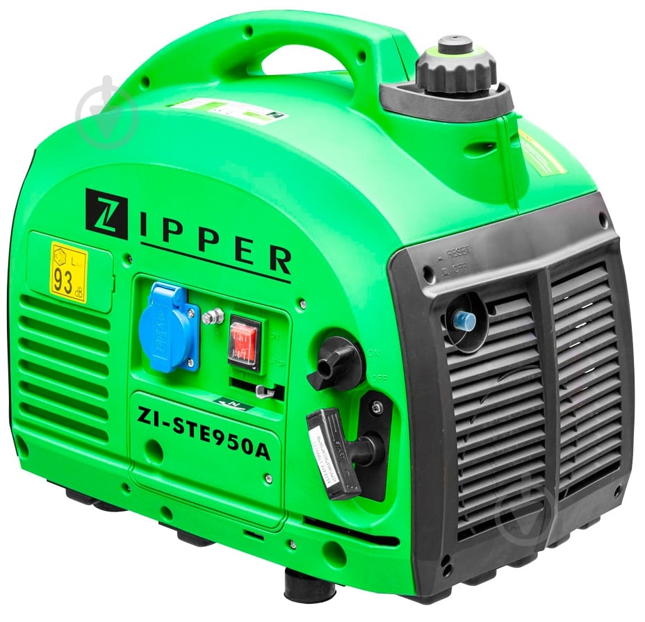 Генератор бензиновый Zipper 0,63 кВт / 0,7 кВт 220 В ZI-STE950A - фото 1