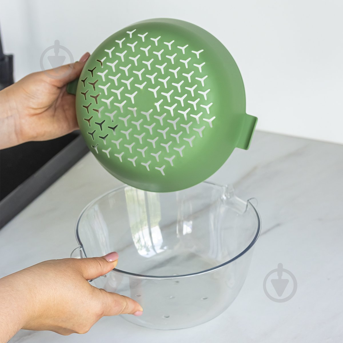 Дуршлаг MVM KP-56 T/Green - фото 2 Дуршлаг MVM KP-56 T/Green - фото 2