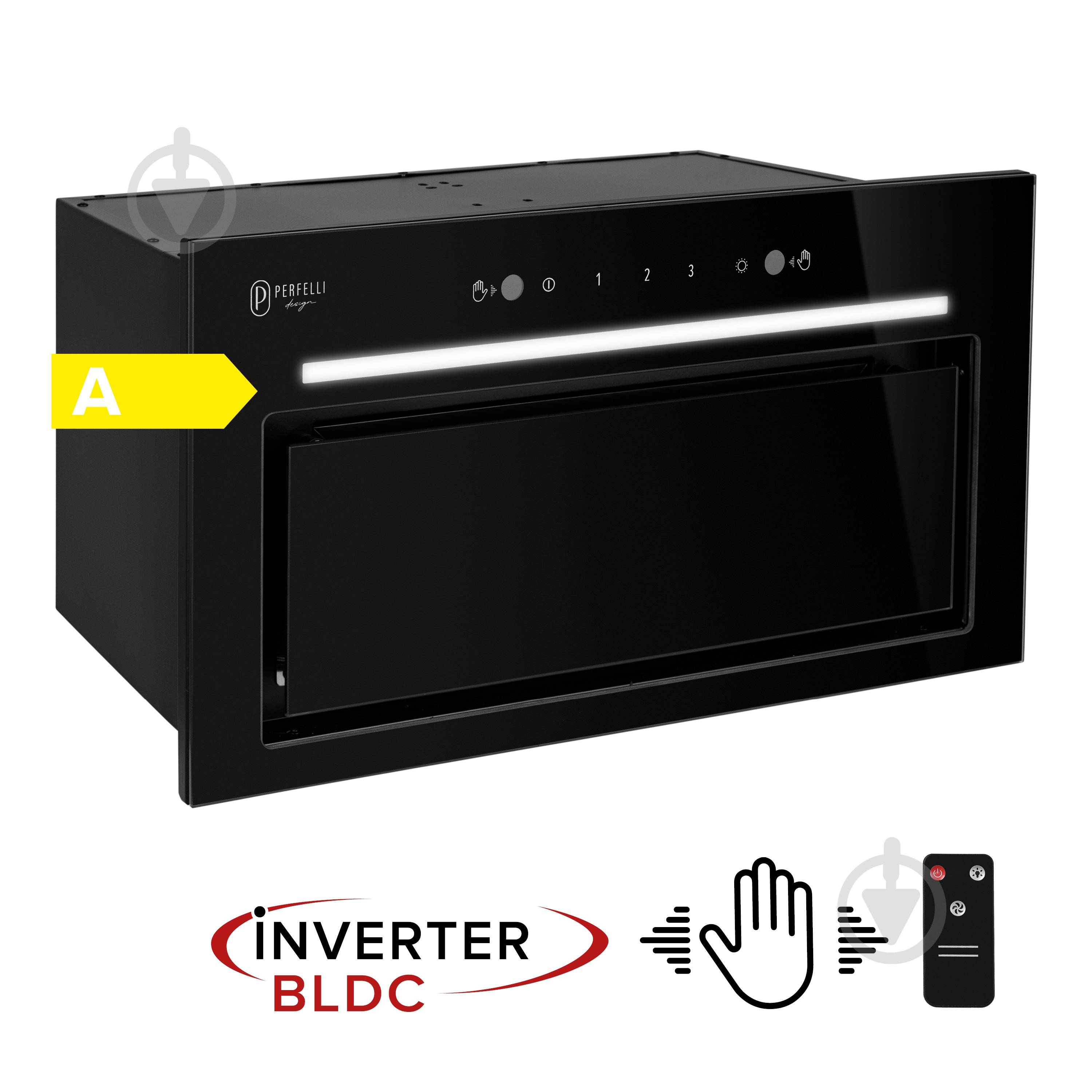 Вытяжка Perfelli Design FILINI 5NW NERO SILENZIO - фото 2