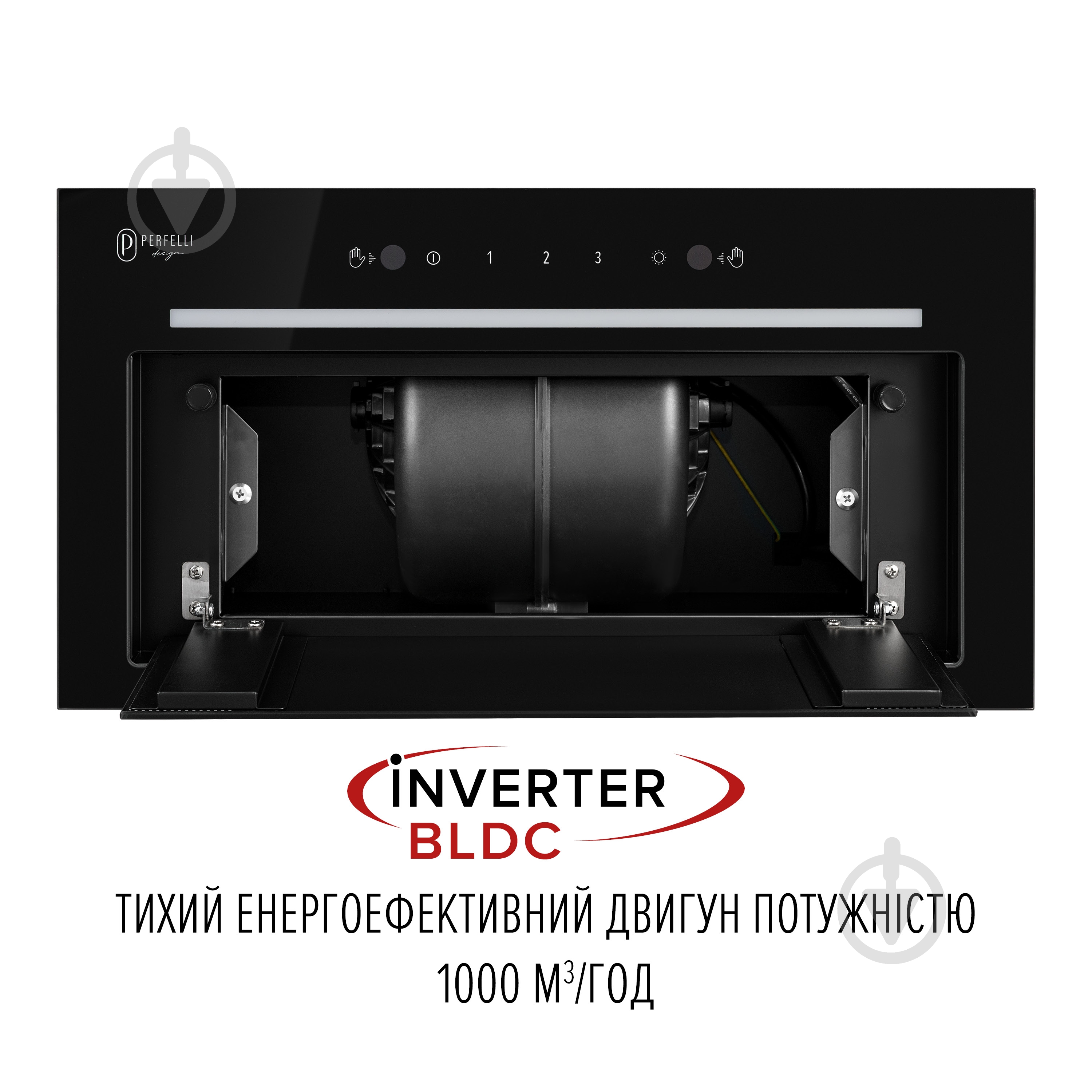 Вытяжка Perfelli Design FILINI 5NW NERO SILENZIO - фото 5