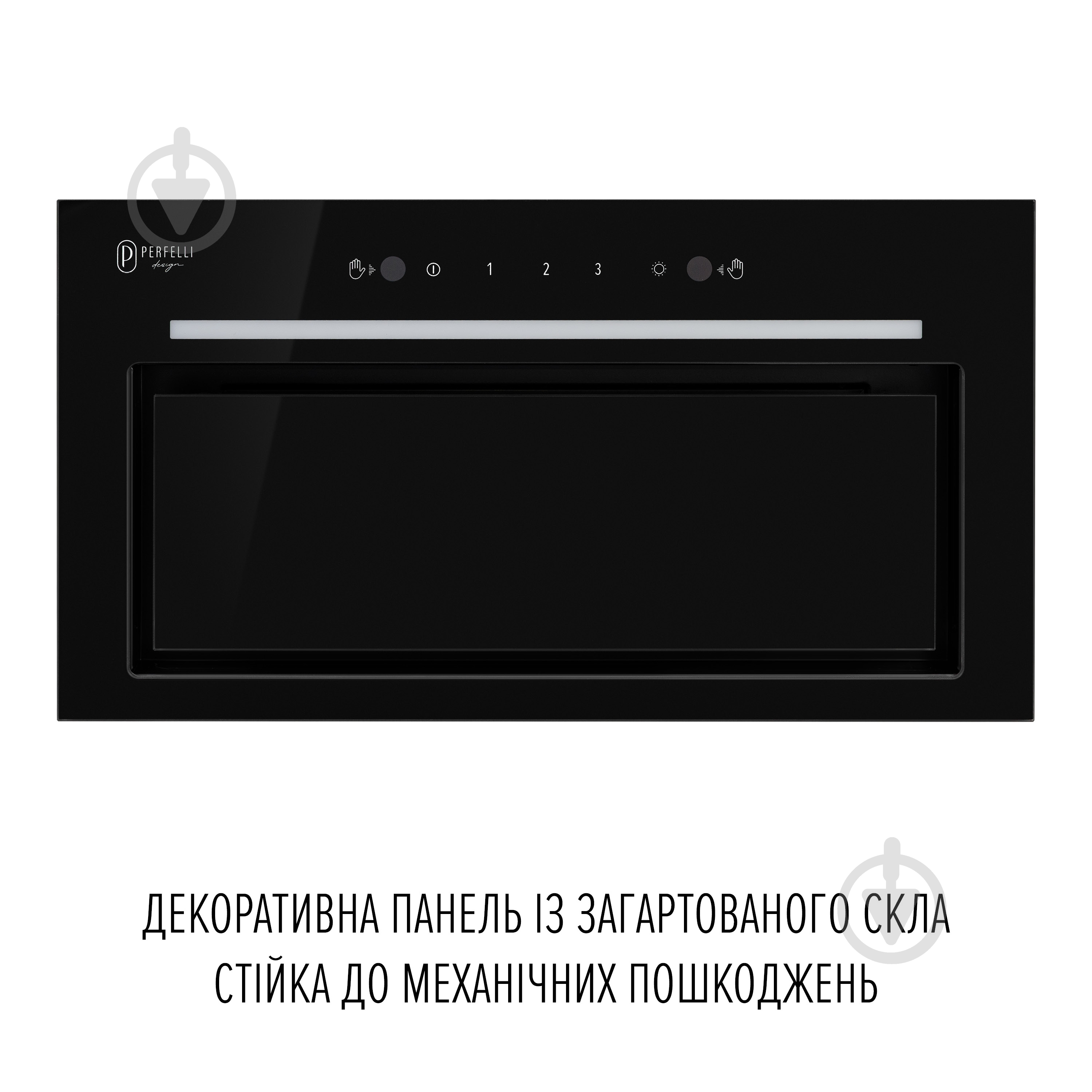 Вытяжка Perfelli Design FILINI 5NW NERO SILENZIO - фото 3