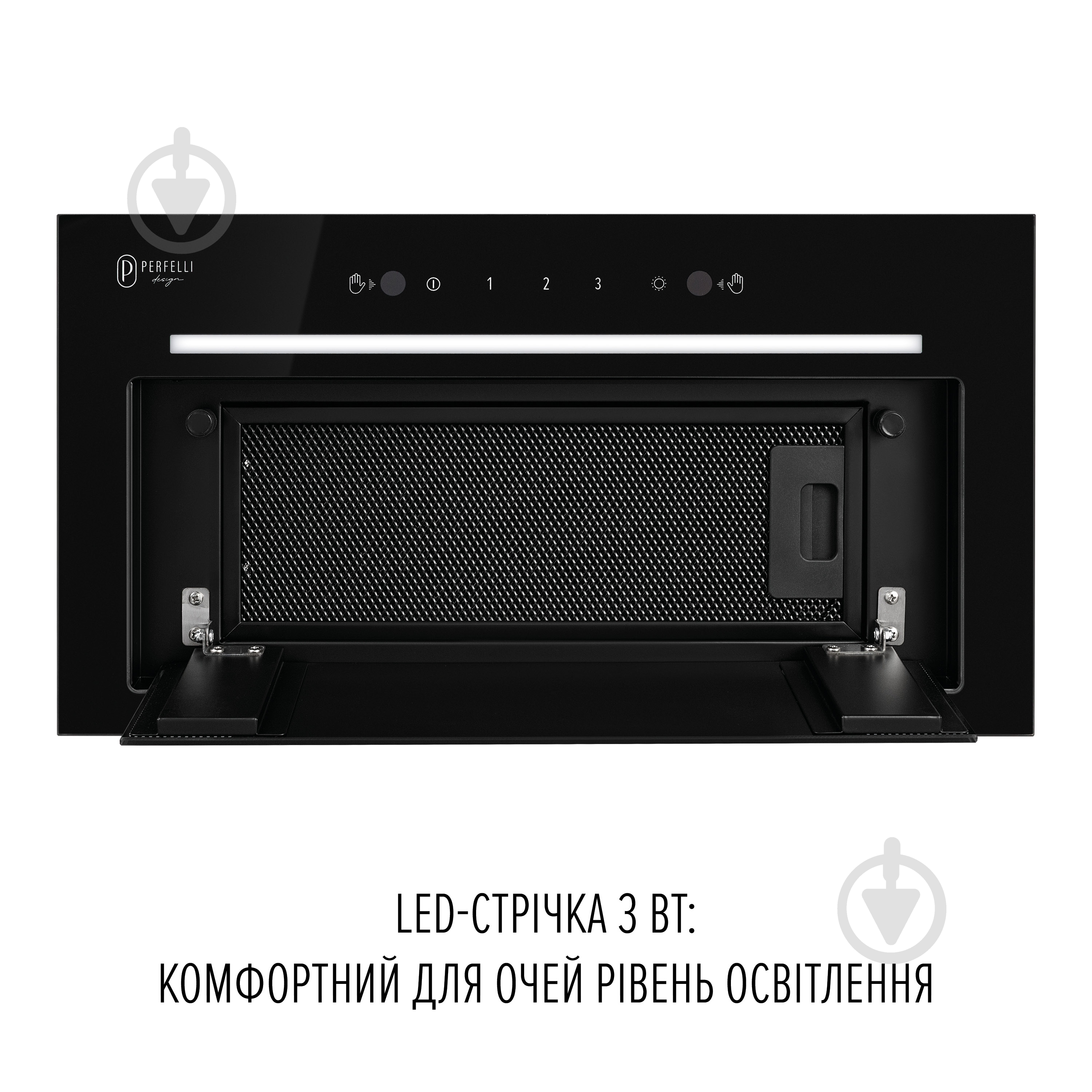 Вытяжка Perfelli Design FILINI 5NW NERO SILENZIO - фото 4