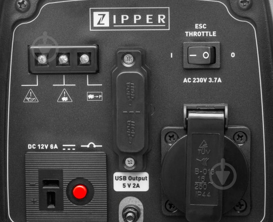 Генератор бензиновый Zipper 1,7 кВт / 2,2 кВт 220 В ZI-STE2000IV - фото 3