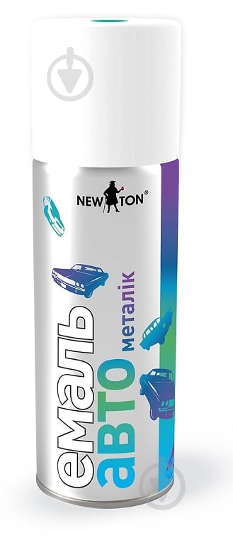 Автоэмаль алкидная металлик New Ton 400 мл 92U Daewoo/Chevrolet - фото 1