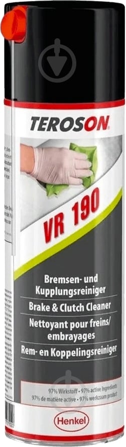 Очиститель тормозов LOCTITE Teroson VR 190 500 мл - фото 1