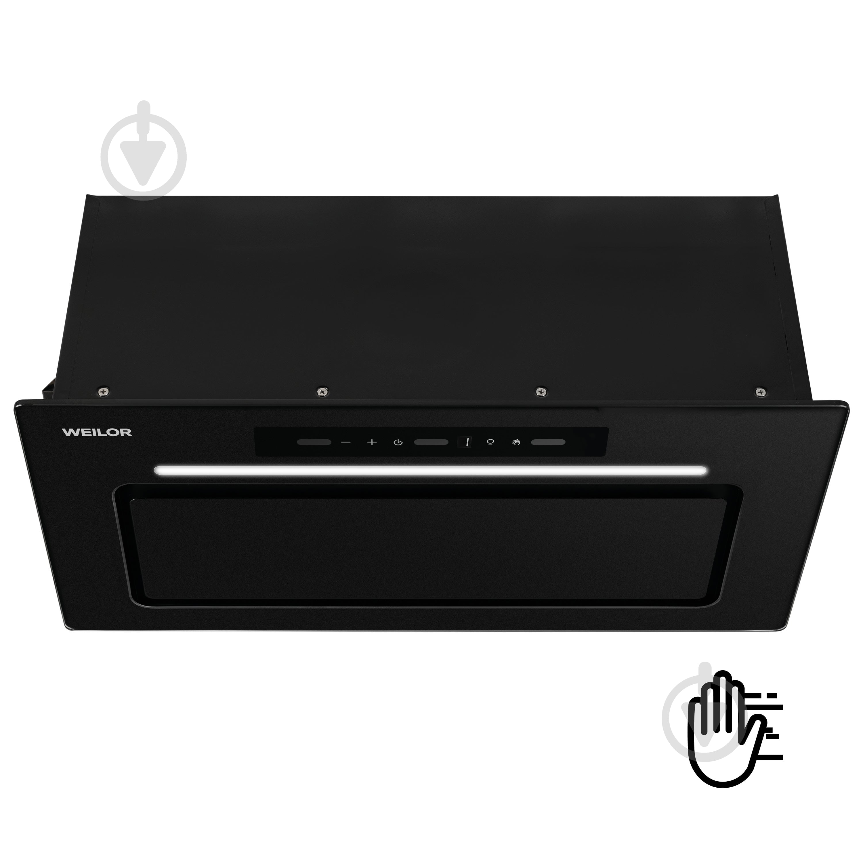 Витяжка WEILOR LUMINA WBG 69 BLACK MATTE SILENCE — фото 2