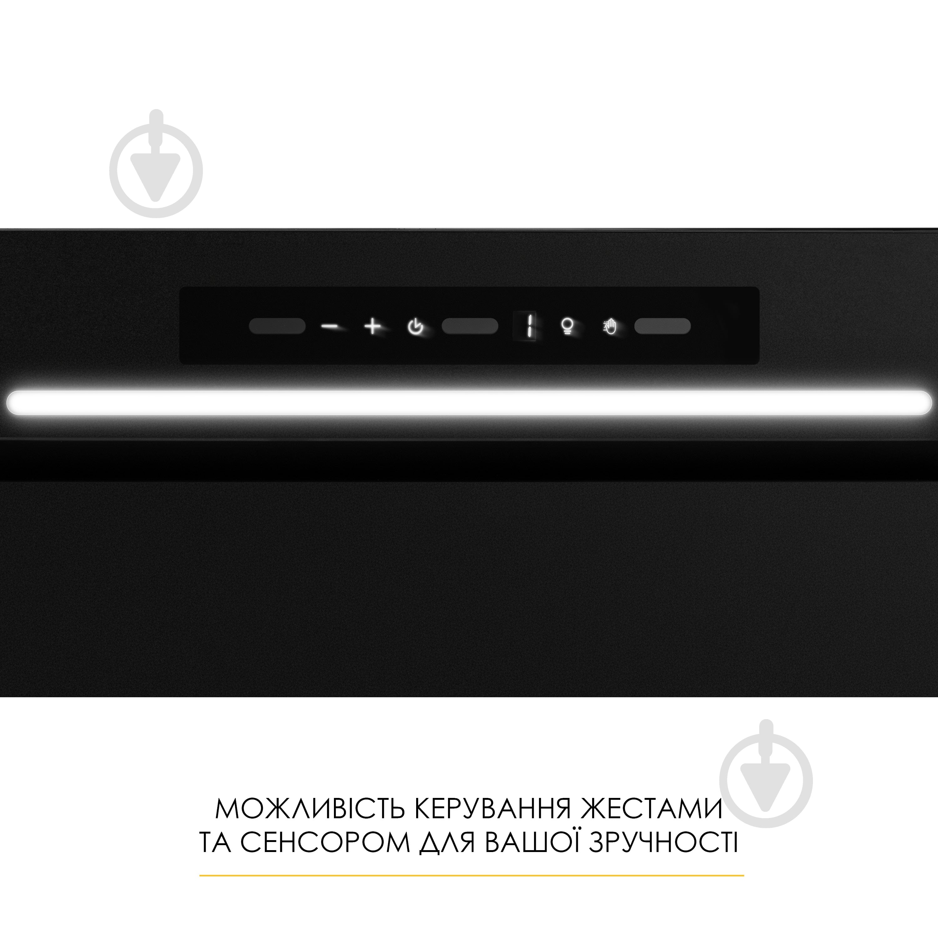 Витяжка WEILOR LUMINA WBG 69 BLACK MATTE SILENCE — фото 11