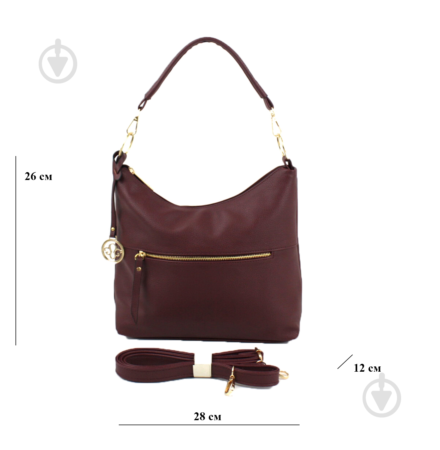 Сумка женская Wallaby 760.153 бордовый - фото 2