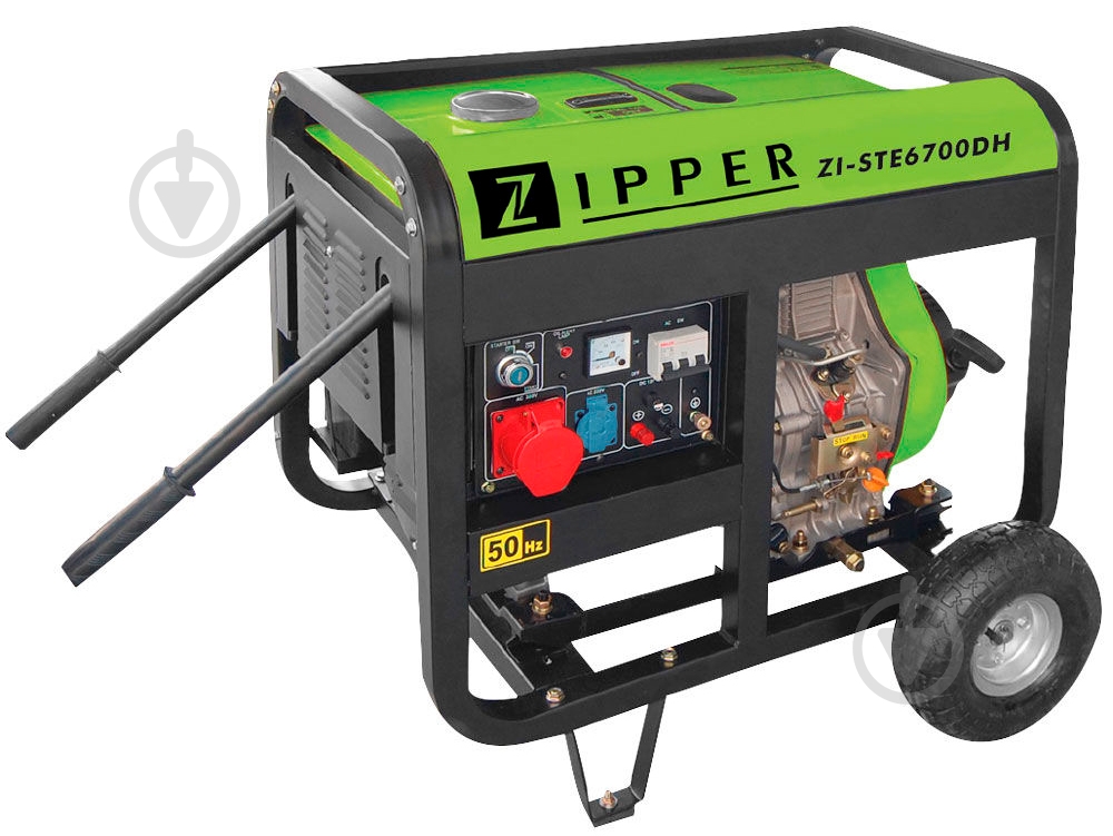 Генератор дизельный Zipper 5,9 кВт / 6,5 кВт 380 В ZI-STE6700DH - фото 1 Генератор дизельный Zipper 5,9 кВт / 6,5 кВт 380 В ZI-STE6700DH - фото 1