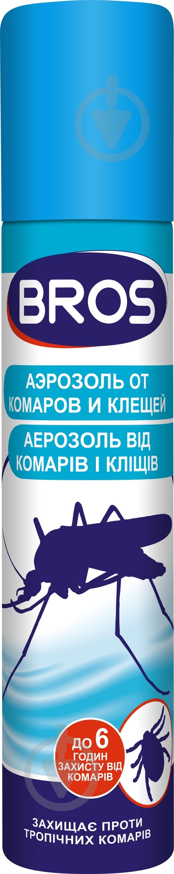 Аерозоль від комарів Bros 90 мл - фото 1