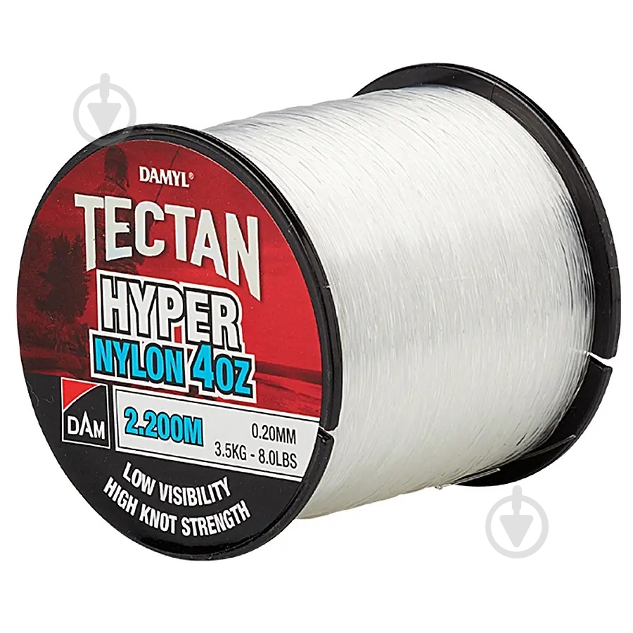 Леска DAM Damyl Tectan Hyper (clear) 1200м 0,3мм 6,8кг - фото 1 Леска DAM Damyl Tectan Hyper (clear) 1200м 0,3мм 6,8кг - фото 1
