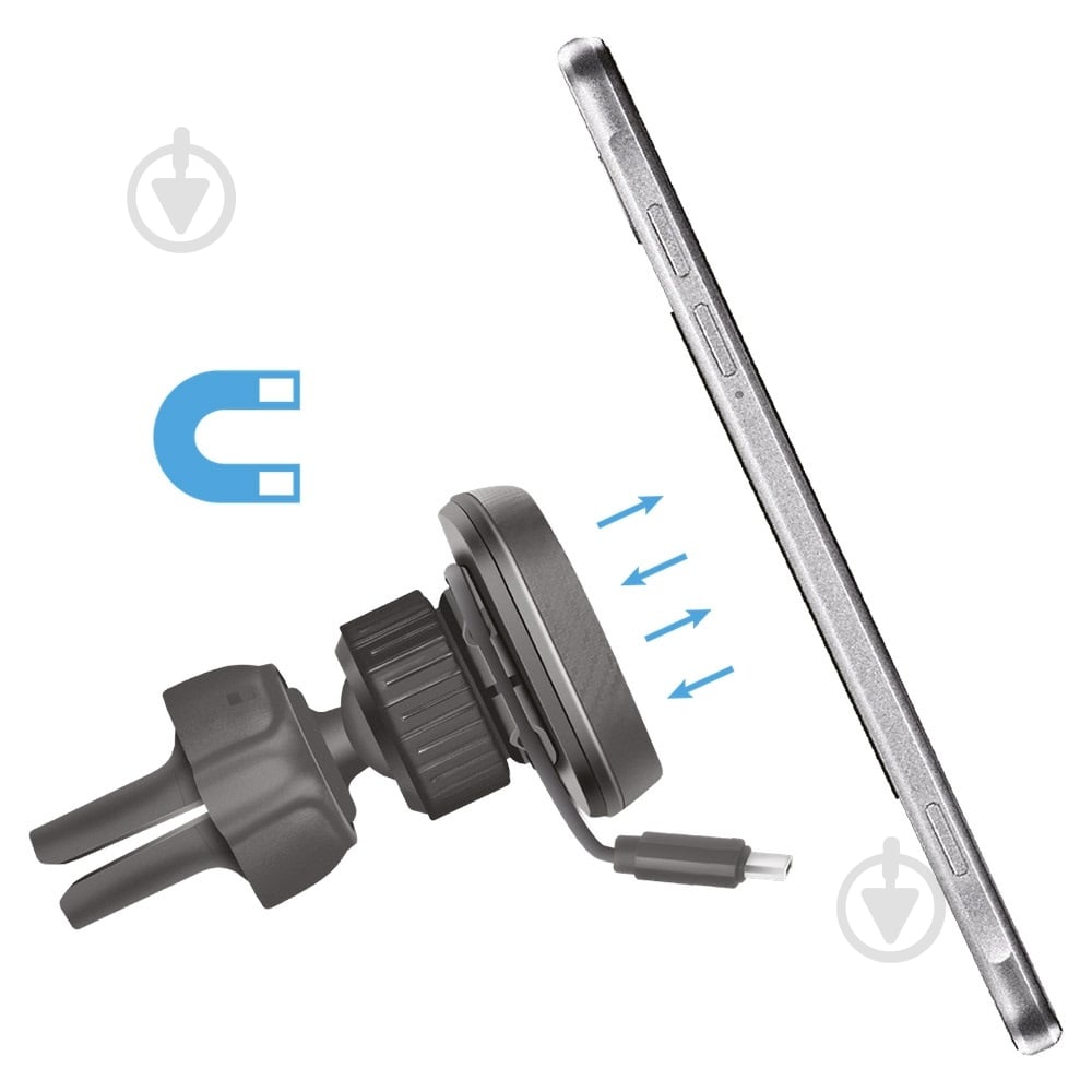 Автодержатель Defender CH-129 черный - фото 4